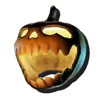 Scary Pumpkin Helmet