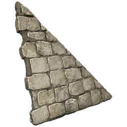 Stone Sloped Wall
